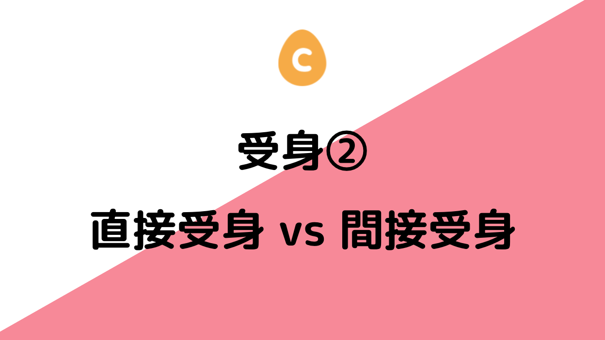 間接受身